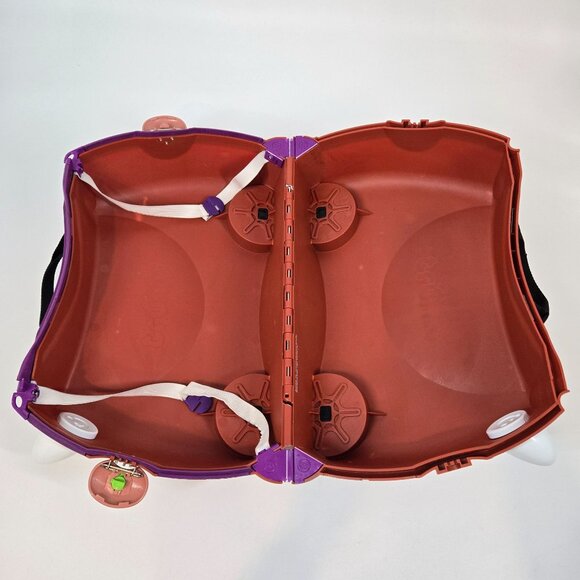 Trunki The Gruffalo Kids Ride On Rolling Luggage Suitcase with Horns & Wheels - Picture 11 of 12